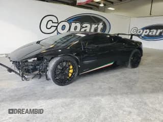 ✅ 2018 Lamborghini Huracan • VIN: ZHWUD4ZFXJLA09352 • Лот: 84653484. Опубликован ранее на Copart с пробегом 6 420 миль. Бесплатный доступ к архиву аукционных продаж из США и подробный отчёт об истории автомобиля на DreamBid. Изображение 1.