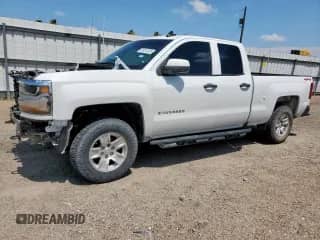 2019 Chevrolet Silverado 1500 Work Truck z VIN 2GCVKNEC0K1116791, wystawiony jako Copart lot #60431205 z przebiegiem 195 046 mil mil oraz Szkoda całkowita • Salvage title. Historia ofert i sprzedaży dostępna na DreamBid. Obrazek 1.