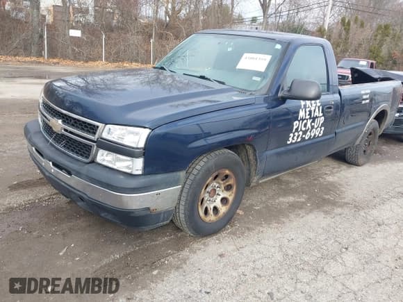 ✅ 2006 Chevrolet Silverado 1500 Work Truck • VIN: 3GCEC14XX6G185379 • Lot: 43801359. Listed on IAAI with 115,437 mi. Free auction sales archive from the USA and detailed vehicle history report at DreamBid. Image 2.