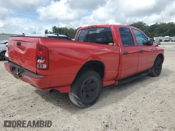 2003 Dodge 1500 ST with VIN 1D7HU18N23S135041, listed as a Copart auction lot 70694204 with 101,155 mi miles and Salvage title. Bid and sale history available at DreamBid. Image 3.