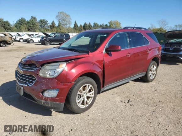 ✅ 2017 Chevrolet Equinox LT • VIN: 2GNFLFEK6H6192906 • Лот: 87022935. Опубликован ранее на Copart с пробегом 49 963 миль. Бесплатный доступ к архиву аукционных продаж из США и подробный отчёт об истории автомобиля на DreamBid. Изображение 1.