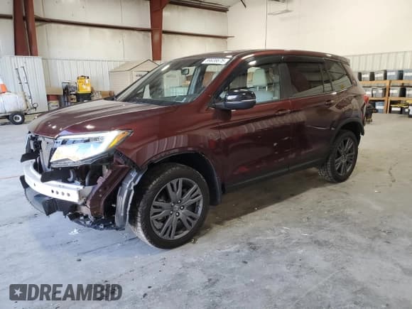 ✅ 2021 Honda Passport EX-L • VIN: 5FNYF8H59MB013241 • Лот: 89636675. Опубликован ранее на Copart с пробегом 59 886 миль. Бесплатный доступ к архиву аукционных продаж из США и подробный отчёт об истории автомобиля на DreamBid. Изображение 1.