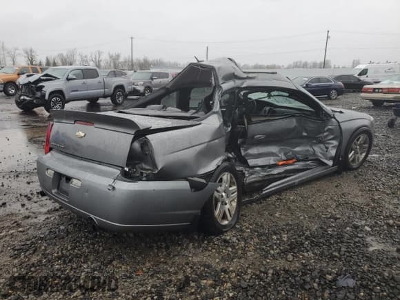 ✅ 2006 Chevrolet Monte Carlo LTZ • VIN: 2G1WN161569243523 • Lot: 43474385. Listed on Copart with Not provided. Free auction sales archive from the USA and detailed vehicle history report at DreamBid. Image 3.
