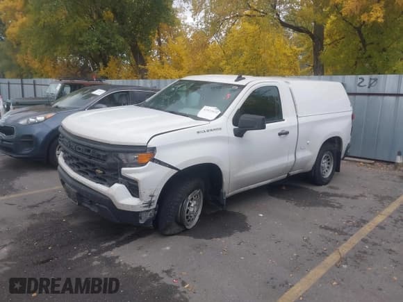 ✅ 2023 Chevrolet Silverado 1500 Work Truck • VIN: 3GCNAAEK8PG365227 • Lot: 43523632. Listed on IAAI with 252,253 mi. Free auction sales archive from the USA and detailed vehicle history report at DreamBid. Image 2.