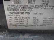 ✅ 2016 Chevrolet Silverado 2500HD LT • VIN: 1GC1CVE87GF247384 • Лот: 43716300. Опубликован ранее на IAAI с пробегом 296 200 миль. Бесплатный доступ к архиву аукционных продаж из США и подробный отчёт об истории автомобиля на DreamBid. Изображение 9.