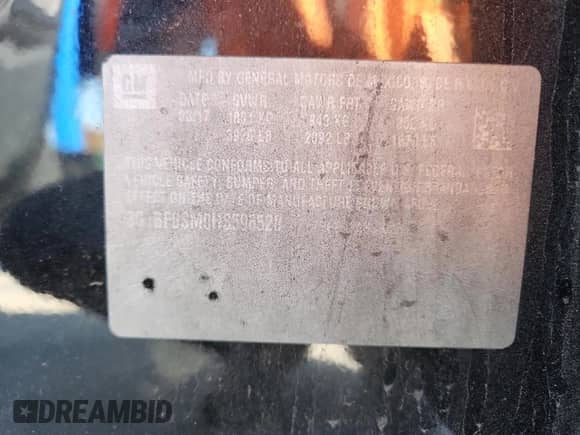 2017 Chevrolet Cruze Premier с VIN 3G1BF6SM0HS598520, выставлен на аукционе Copart как лот 86715015 с пробегом 139 022 миль миль и Списание • Salvage title. История ставок и продаж доступна на DreamBid. Изображение 12.