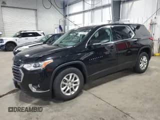 2018 Chevrolet Traverse LT Cloth with VIN 1GNEVGKW8JJ213654, listed as a Copart auction lot 71013295 with 105,133 mi miles and Salvage title. Bid and sale history available at DreamBid. Image 1.