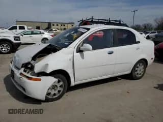 2005 Chevrolet Aveo LS с VIN KL1TD52635B438014, выставлен на аукционе Copart как лот 48515045 с пробегом 126 860 миль миль и Списание • Salvage title. История ставок и продаж доступна на DreamBid. Изображение 1.