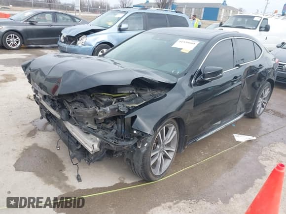 ✅ 2019 Acura TLX Advance • VIN: 19UUB3F82KA006407 • Lot: 41539608. Listed on IAAI with 105,938 mi. Free auction sales archive from the USA and detailed vehicle history report at DreamBid. Image 2.