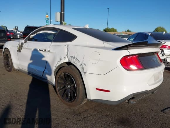 ✅ 2021 Ford Mustang EcoBoost • VIN: 1FA6P8TH2M5151751 • Lot: 43538221. Listed on IAAI with 43,387 mi. Free auction sales archive from the USA and detailed vehicle history report at DreamBid. Image 3.