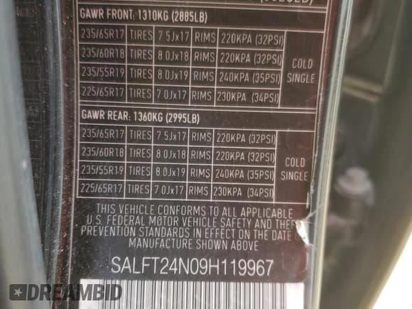 ✅ 2009 Land Rover LR2 HSE • VIN: SALFT24N09H119967 • Lot: 81659065. Wystawiony na Copart z przebiegiem 127 546 mil. Bezpłatny archiwum sprzedaży aukcyjnych z USA i szczegółowy raport historii pojazdu na DreamBid. Zdjęcie 13.