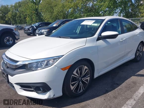 ✅ 2017 Honda Civic EX-L • VIN: 19XFC1F78HE203412 • Lot: 43208387. Listed on IAAI with 53,003 mi. Free auction sales archive from the USA and detailed vehicle history report at DreamBid. Image 2.