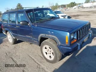 ✅ 2001 Jeep Cherokee Sport • VIN: 1J4FF58S01L527395 • Lot: 41829601. Listed on IAAI with 265,465 mi. Free auction sales archive from the USA and detailed vehicle history report at DreamBid. Image 1.
