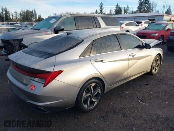 2021 Hyundai Elantra SEL z VIN 5NPLN4AG1MH012443, wystawiony jako IAAI lot #41209499 z przebiegiem 57 829 mil mil oraz . Historia ofert i sprzedaży dostępna na DreamBid. Obrazek 4.