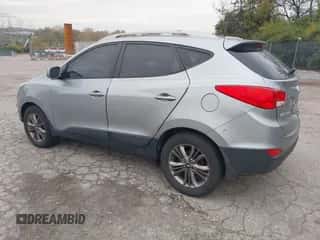 2014 Hyundai Tucson Limited with VIN KM8JU3AG2EU803572, listed as a IAAI auction lot 43608270 with 184,365 mi miles and . Bid and sale history available at DreamBid. Image 3.