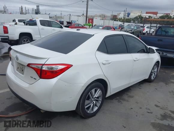 ✅ 2014 Toyota Corolla LE Eco • VIN: 5YFBPRHE3EP021625 • Lot: 41535848. Listed on IAAI with 137,433 mi. Free auction sales archive from the USA and detailed vehicle history report at DreamBid. Image 4.