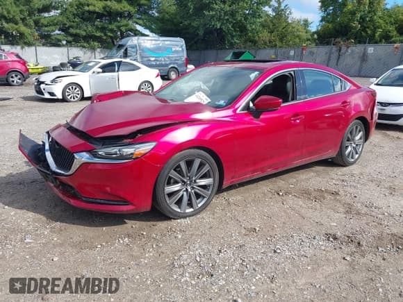 ✅ 2020 Mazda 6 Touring • VIN: JM1GL1VM8L1524843 • Lot: 43249529. Listed on IAAI with Not provided. Free auction sales archive from the USA and detailed vehicle history report at DreamBid. Image 2.