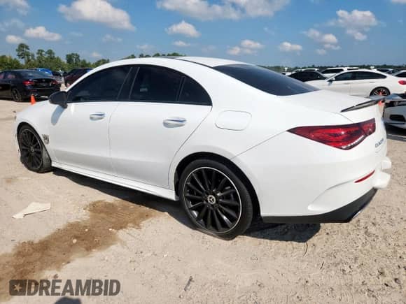 2022 Mercedes-Benz CLA 250 z VIN W1K5J4GB2NN313441, wystawiony jako Copart lot #80508685 z przebiegiem 34 157 mil mil oraz Szkoda całkowita • Salvage title. Historia ofert i sprzedaży dostępna na DreamBid. Obrazek 2.
