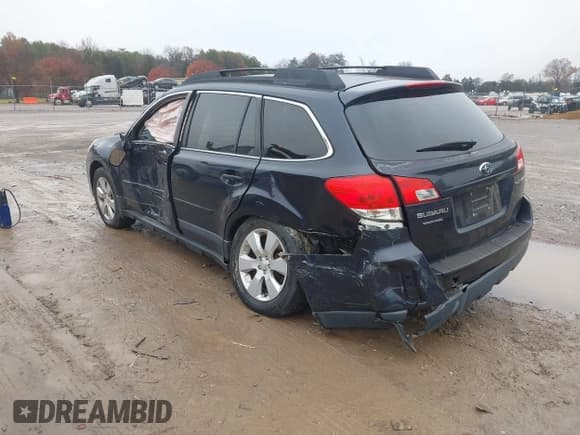 ✅ 2012 Subaru Outback Prem • VIN: 4S4BRCCC5C3207875 • Lot: 43729349. Wystawiony na IAAI z przebiegiem 113 440 mil. Bezpłatny archiwum sprzedaży aukcyjnych z USA i szczegółowy raport historii pojazdu na DreamBid. Zdjęcie 3.