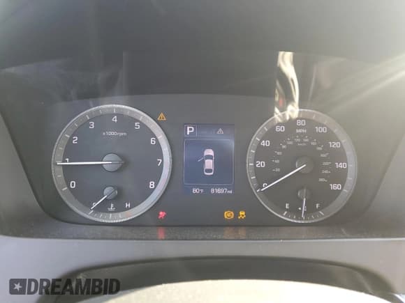 ✅ 2017 Hyundai Sonata 2.4L • VIN: 5NPE24AF1HH514982 • Lot: 80699415. Listed on Copart with 81,697 mi. Free auction sales archive from the USA and detailed vehicle history report at DreamBid. Image 9.