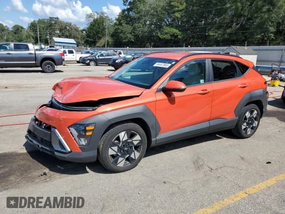 ✅ 2024 Hyundai Kona SEL • VIN: KM8HB3AB9RU097229 • Лот: 85094285. Опубликован ранее на Copart с пробегом 11 559 миль. Бесплатный доступ к архиву аукционных продаж из США и подробный отчёт об истории автомобиля на DreamBid. Изображение 1.