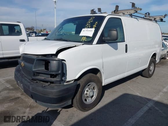 ✅ 2017 Chevrolet Express Cargo • VIN: 1GCWGAFG4H1221171 • Lot: 41754840. Listed on IAAI with 80,442 mi. Free auction sales archive from the USA and detailed vehicle history report at DreamBid. Image 2.