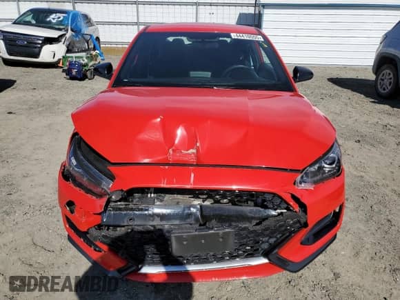 2020 Hyundai Veloster z VIN KMHT36AH8LU006018, wystawiony jako Copart lot #44410555 z przebiegiem 44 581 mil mil oraz Szkoda całkowita • Salvage title. Historia ofert i sprzedaży dostępna na DreamBid. Obrazek 5.