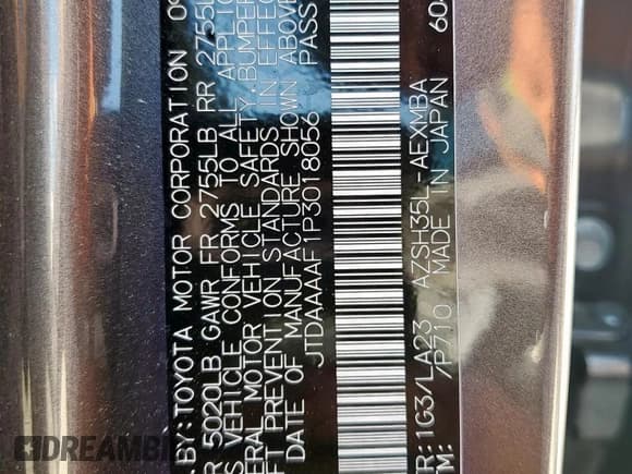 ✅ 2023 Toyota Crown Limited • VIN: JTDAAAAF1P3018056 • Лот: 82397875. Опубликован ранее на Copart с пробегом 42 064 миль. Бесплатный доступ к архиву аукционных продаж из США и подробный отчёт об истории автомобиля на DreamBid. Изображение 12.