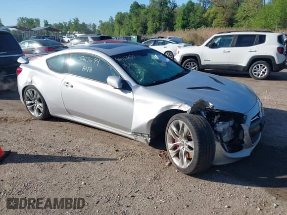 ✅ 2015 Hyundai Genesis Coupe R-Spec • VIN: KMHHU6KJ3FU126396 • Lot: 42117694. Listed on IAAI with 87,168 mi. Free auction sales archive from the USA and detailed vehicle history report at DreamBid. Image 1.