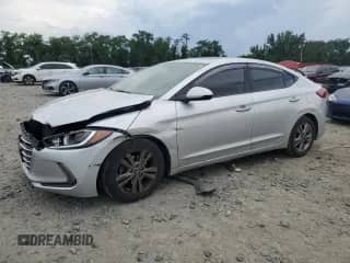 2018 Hyundai Elantra Value Edition z VIN KMHD84LF6JU503149, wystawiony jako Copart lot #64333725 z przebiegiem 94 953 mil mil oraz Szkoda całkowita • Salvage title. Historia ofert i sprzedaży dostępna na DreamBid. Obrazek 1.