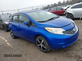 ✅ 2014 Nissan Note SV • VIN: 3N1CE2CP5EL380405 • Lot: 43707893. Listed on IAAI with 130,601 mi. Free auction sales archive from the USA and detailed vehicle history report at DreamBid. Image 1.