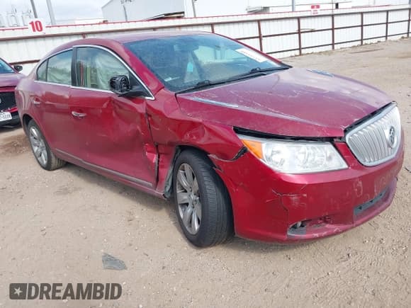 ✅ 2013 Buick LaCrosse Leather • VIN: 1G4GC5E35DF184551 • Lot: 43724188. Listed on IAAI with Not provided. Free auction sales archive from the USA and detailed vehicle history report at DreamBid. Image 1.