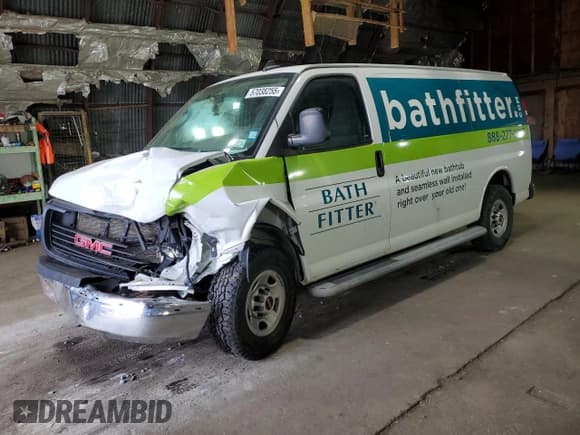 ✅ 2019 GMC Savana Cargo • VIN: 1GTW7AFG8K1328781 • Lot: 57038255. Listed on Copart with Not provided. Free auction sales archive from the USA and detailed vehicle history report at DreamBid. Image 1.