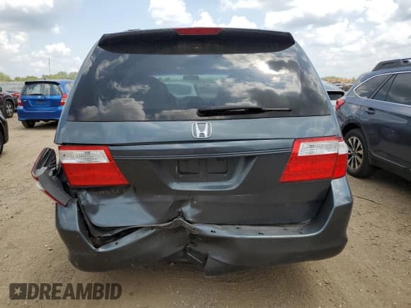 ✅ 2006 Honda Odyssey EX-L • VIN: 5FNRL38766B425508 • Lot: 60089605. Listed on Copart with 185,769 mi. Free auction sales archive from the USA and detailed vehicle history report at DreamBid. Image 6.
