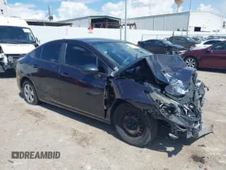 ✅ 2016 Chevrolet Cruze LS • VIN: 1G1BC5SM1G7242481 • Lot: 43291134. Listed on IAAI with 82,931 mi. Free auction sales archive from the USA and detailed vehicle history report at DreamBid. Image 1.