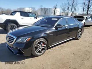 ✅ 2018 Mercedes-Benz S 63 AMG • VIN: WDDUG8JB0JA361449 • Lot: 50088175. Listed on Copart with 41,420 mi. Free auction sales archive from the USA and detailed vehicle history report at DreamBid. Image 1.