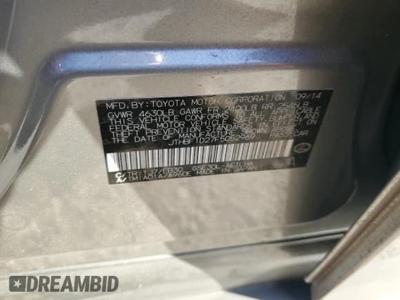 ✅ 2015 Lexus IS 250 • VIN: JTHBF1D27F5052969 • Lot: 92703235. Wystawiony na Copart z przebiegiem 97 839 mil. Bezpłatny archiwum sprzedaży aukcyjnych z USA i szczegółowy raport historii pojazdu na DreamBid. Zdjęcie 12.