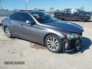 ✅ 2015 Infiniti Q50 • VIN: JN1BV7AP9FM352058 • Lot: 43625828. Listed on IAAI with 53,046 mi. Free auction sales archive from the USA and detailed vehicle history report at DreamBid. Image 1.