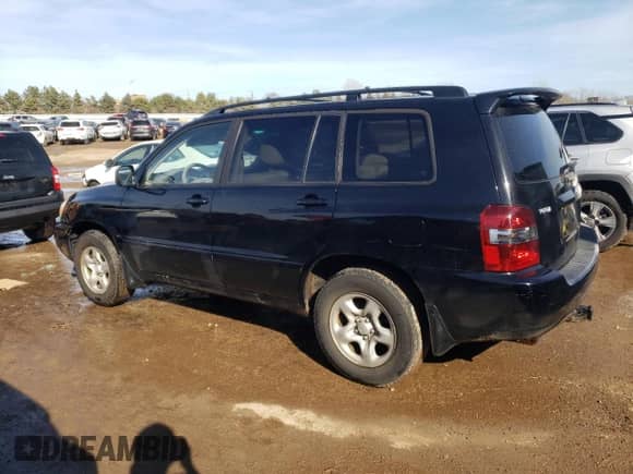 2007 Toyota Highlander w/3rd Row с VIN JTEDD21A070156294, выставлен на аукционе Copart как лот 46403115 с пробегом 187 976 миль миль и Списание • Salvage title. История ставок и продаж доступна на DreamBid. Изображение 2.