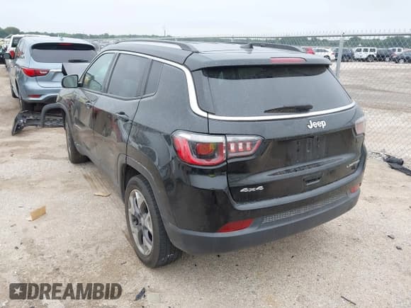 ✅ 2018 Jeep Compass Limited • VIN: 3C4NJDCB0JT360624 • Lot: 43113388. Wystawiony na IAAI z przebiegiem 167 613 mil. Bezpłatny archiwum sprzedaży aukcyjnych z USA i szczegółowy raport historii pojazdu na DreamBid. Zdjęcie 3.