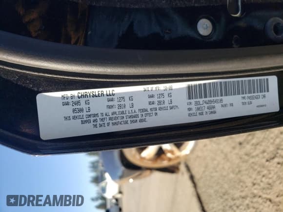 ✅ 2009 Dodge Challenger SRT-8 • VIN: 2B3LJ74W99H549109 • Lot: 42329925. Wystawiony na Copart z przebiegiem 46 142 mil. Bezpłatny archiwum sprzedaży aukcyjnych z USA i szczegółowy raport historii pojazdu na DreamBid. Zdjęcie 14.