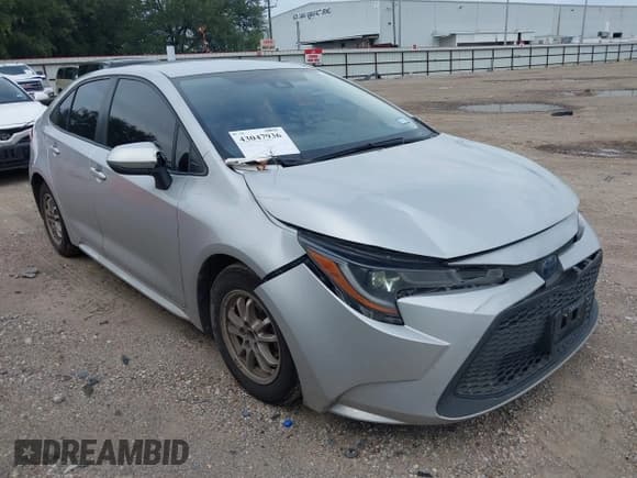 ✅ 2022 Toyota Corolla Hybrid LE • VIN: JTDEAMDE9NJ051983 • Lot: 43047936. Listed on IAAI with 246,476 mi. Free auction sales archive from the USA and detailed vehicle history report at DreamBid. Image 1.