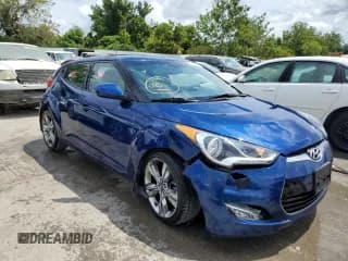✅ 2017 Hyundai Veloster Value Edition • VIN: KMHTC6ADXHU320192 • Lot: 66422444. Listed on Copart with 76,200 mi. Free auction sales archive from the USA and detailed vehicle history report at DreamBid. Image 4.