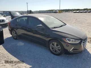 2018 Hyundai Elantra Value Edition with VIN 5NPD84LF2JH269803, listed as a Copart auction lot 71278235 with 64,296 mi miles and Salvage title. Bid and sale history available at DreamBid. Image 4.