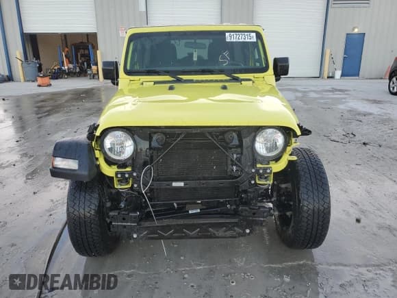 ✅ 2022 Jeep Wrangler Unlimited Sport S • VIN: 1C4HJXDG3NW238963 • Lot: 91727315. Listed on Copart with 30,151 mi. Free auction sales archive from the USA and detailed vehicle history report at DreamBid. Image 5.