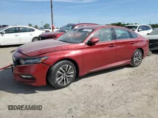 2018 Honda Accord EX-L z VIN 1HGCV3F59JA008291, wystawiony jako Copart lot #71826485 z przebiegiem Nie podano mil oraz Szkoda całkowita • Salvage title. Historia ofert i sprzedaży dostępna na DreamBid. Obrazek 1.