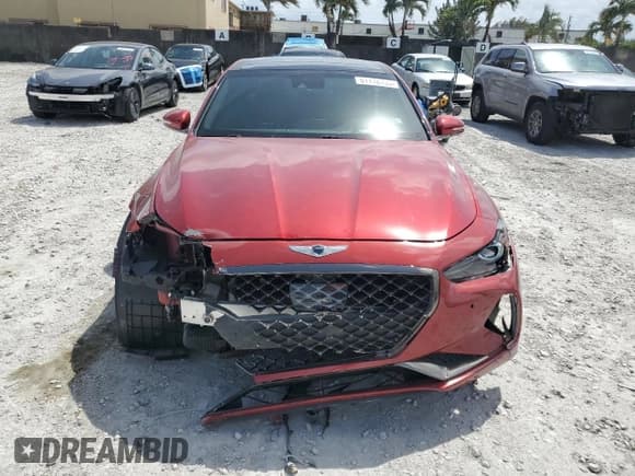 ✅ 2020 Genesis G70 3.3T • VIN: KMTG34LE2LU053267 • Lot: 51118135. Listed on Copart with 34,555 mi. Free auction sales archive from the USA and detailed vehicle history report at DreamBid. Image 5.