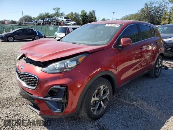 ✅ 2022 Kia Sportage LX • VIN: KNDPM3ACXN7027119 • Lot: 82464925. Listed on Copart with 65,561 mi. Free auction sales archive from the USA and detailed vehicle history report at DreamBid. Image 1.