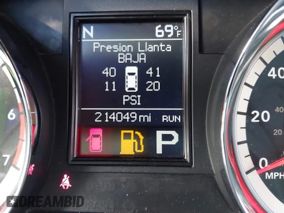 ✅ 2011 Dodge Durango Crew • VIN: 1D4SD4GT3BC630264 • Lot: 43664376. Listed on IAAI with 214,049 mi. Free auction sales archive from the USA and detailed vehicle history report at DreamBid. Image 7.