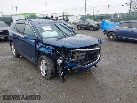 ✅ 2020 GMC Terrain SLE • VIN: 3GKALTEVXLL124497 • Lot: 43734534. Listed on IAAI with 40,875 mi. Free auction sales archive from the USA and detailed vehicle history report at DreamBid. Image 6.